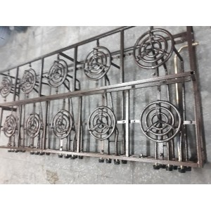 10 adet 1 kg lık künefe pisirme ocağı ayrı ayrı yanar sökülüp temizlenir 10 adet 1 kg lık künefe pisirme ocağı ayrı ayrı yanar sökülüp temizlenir