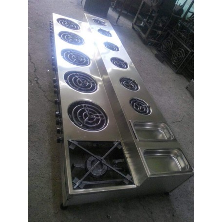 5adet 1kg lık 6 adet 500 grm lık 1 adet şerbet isitma ocağı 2adet fıstık koyma yeri