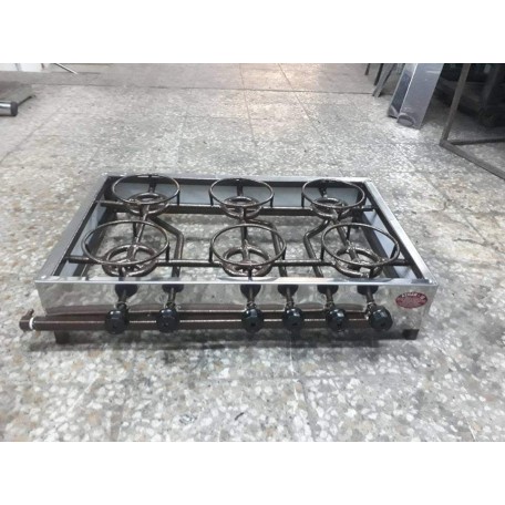 6 adet kaplamalı tek kişilik künefe pisirme ocağı 