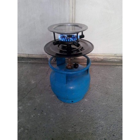 Küçük tüpte tek kisilik künefe pisirme ocagi