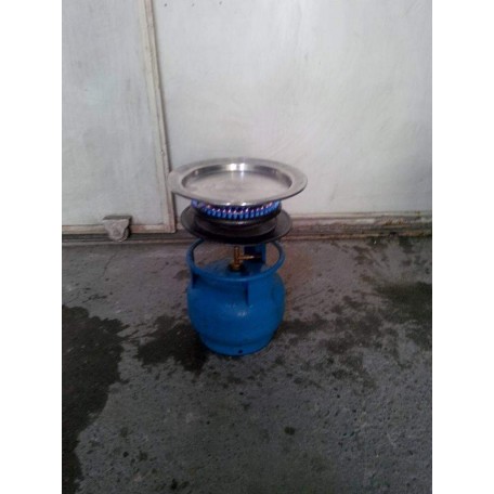 Küçük tüpte 2 kişilik künefe pisirme ocağı 